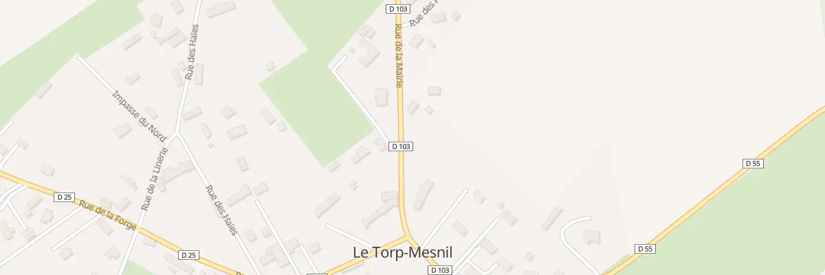Plan du 300 Rue de la Mairie au Torp-Mesnil