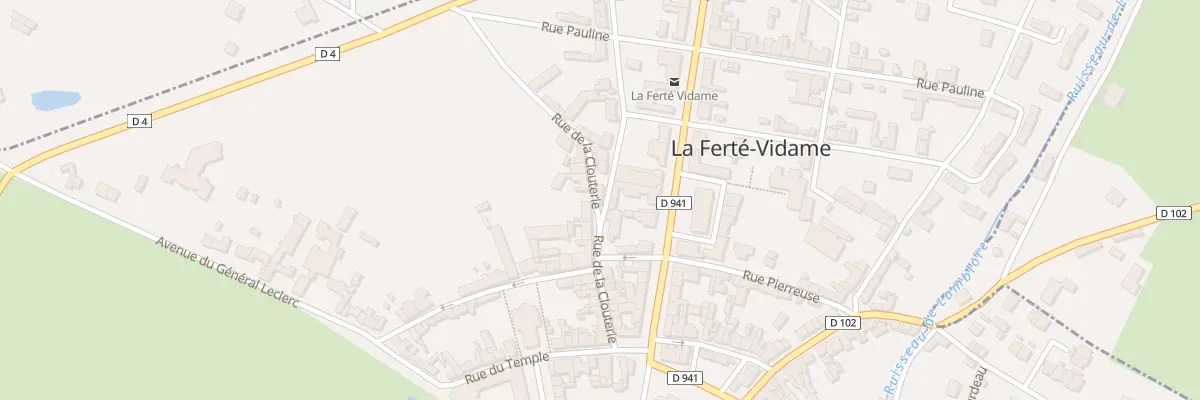Plan du 1 Rue de la Plaine à La Ferté-Vidame