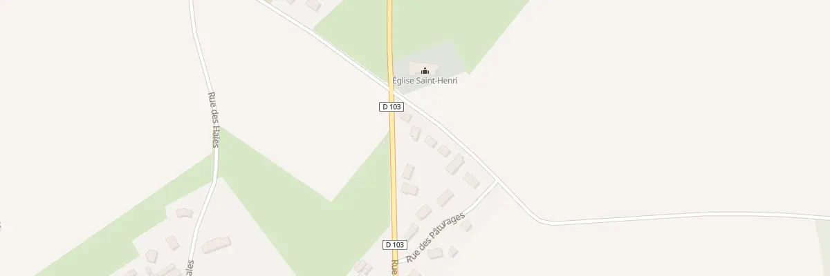 Plan de la Rue du Bois Benee au Torp-Mesnil
