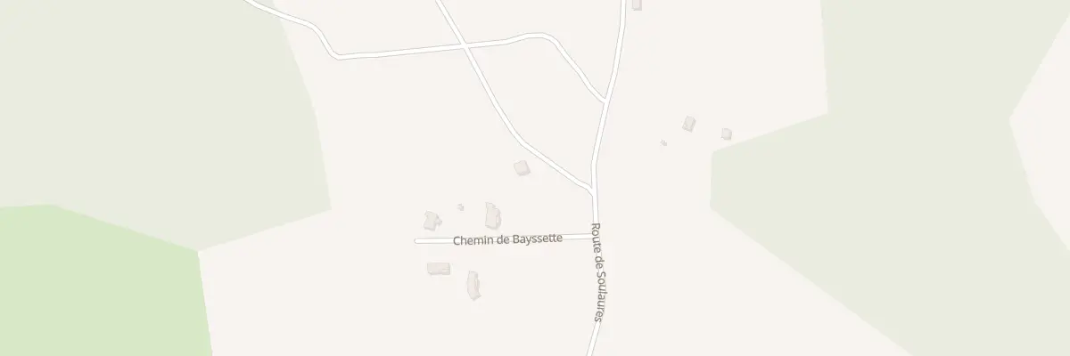 Plan du 835 Rte de Soulaures à Lacapelle-Biron