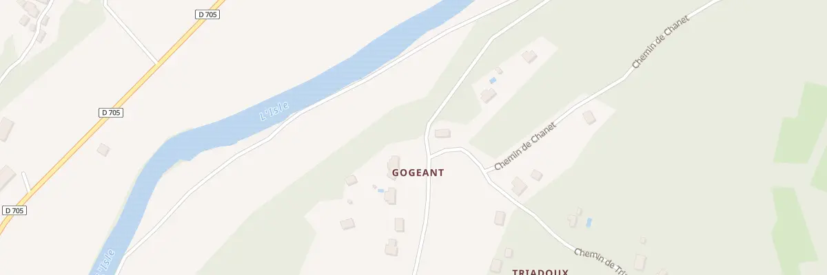 Plan du 61 Rue de Gogeant à Saint-Vincent-sur-l’Isle