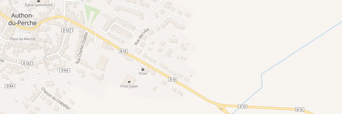 Plan du 2 Rue du Levant à Authon-du-Perche