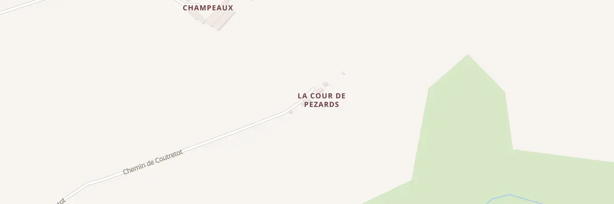 Plan du 149 La Cour aux Pezards à Trizay-Coutretot-Saint-Serge
