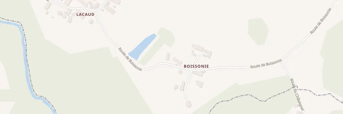 Plan du 431 Boissonie à Mialet