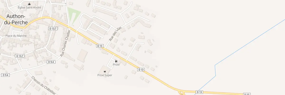 Plan du 4 Rue du Levant à Authon-du-Perche