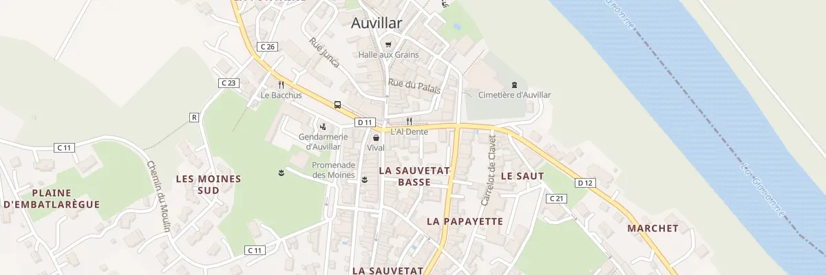 Plan du 14 Pl de l’Horloge à Auvillar