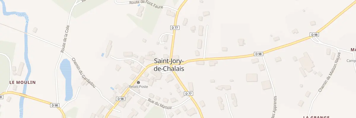 Plan du 1 Rte du Château d’Eau à Saint-Jory-de-Chalais