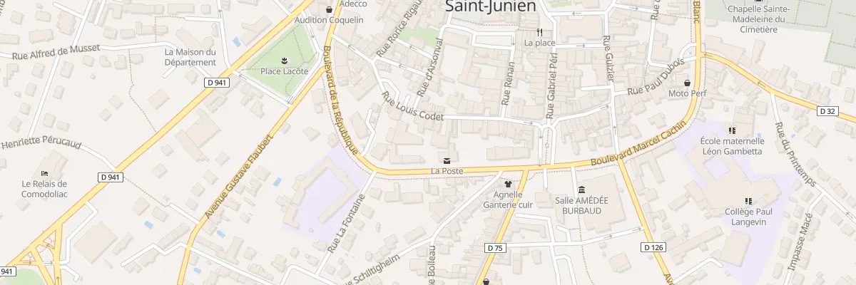 Plan du 19 Rue Louis Codet à Saint-Junien