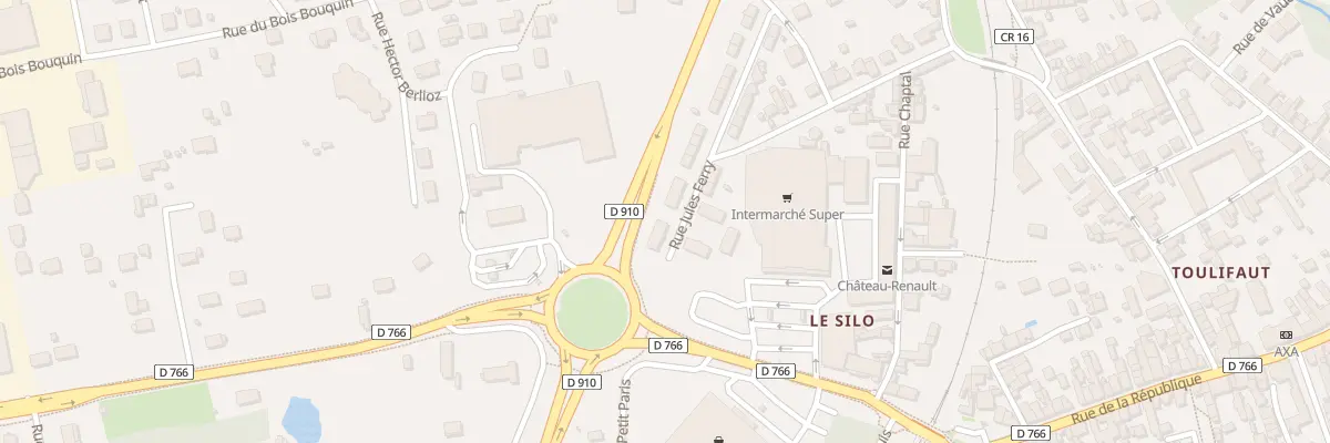 Plan du 25 Rue Jules Ferry à Château-Renault