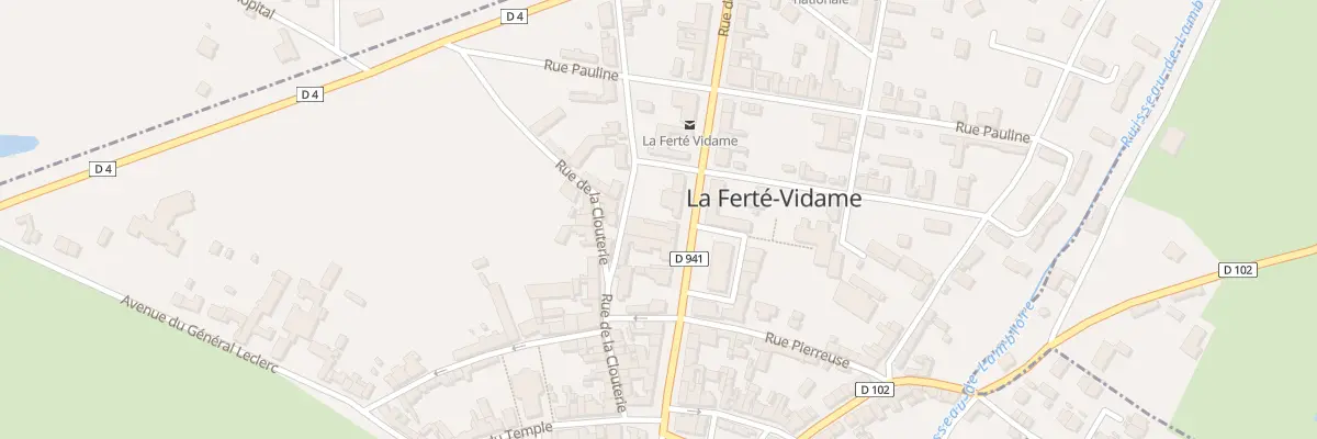 Plan du 25 Rue de Laborde à La Ferté-Vidame