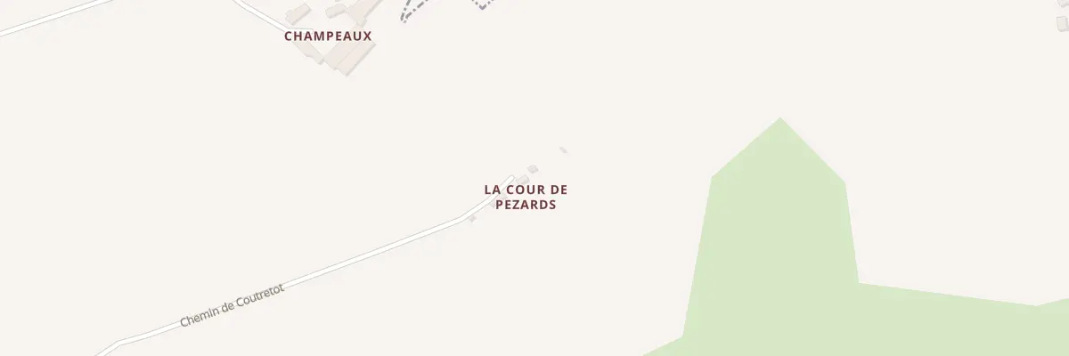 Plan du 148 La Cour aux Pezards à Trizay-Coutretot-Saint-Serge