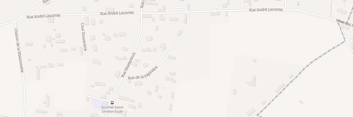 Plan du 135 Rue de la Pepiniere à Gruchet-Saint-Siméon
