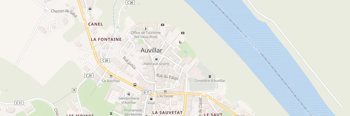 Plan du 9 Rue St Pierre à Auvillar