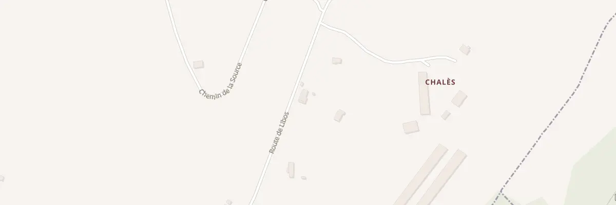 Plan du 625 Rte de Libos à Monségur
