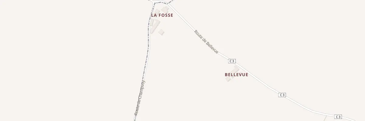 Plan du 89 Rte de Champvoy à Fortan