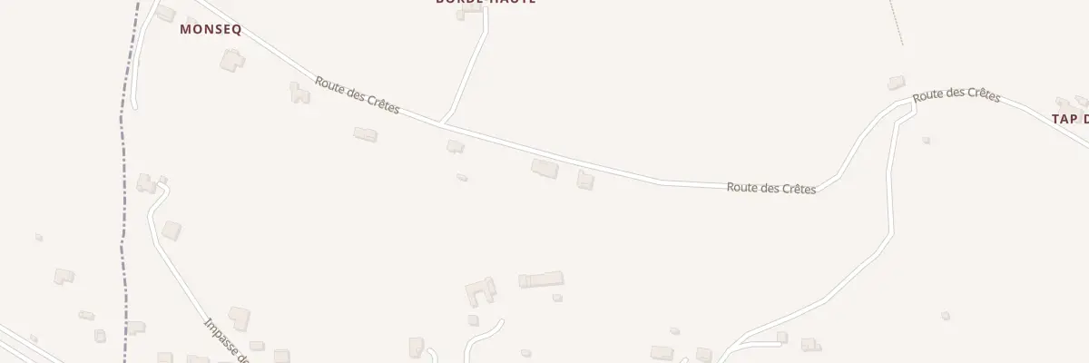 Plan du 2515 Rte des Crêtes à Gasques