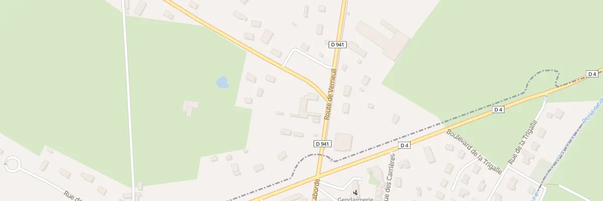 Plan du 58A La Trigalle à Lamblore