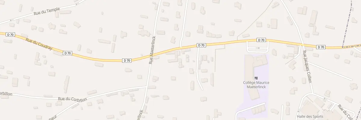 Plan du 552 Rue du Coudray à Gruchet-Saint-Siméon