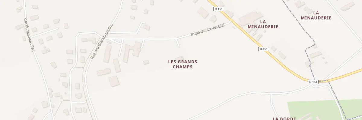 Plan du 1 Les Grands Champs à Cormenon