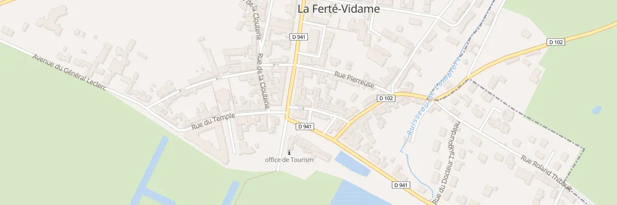 Plan du 3 Rue du Jeu de Paume à La Ferté-Vidame