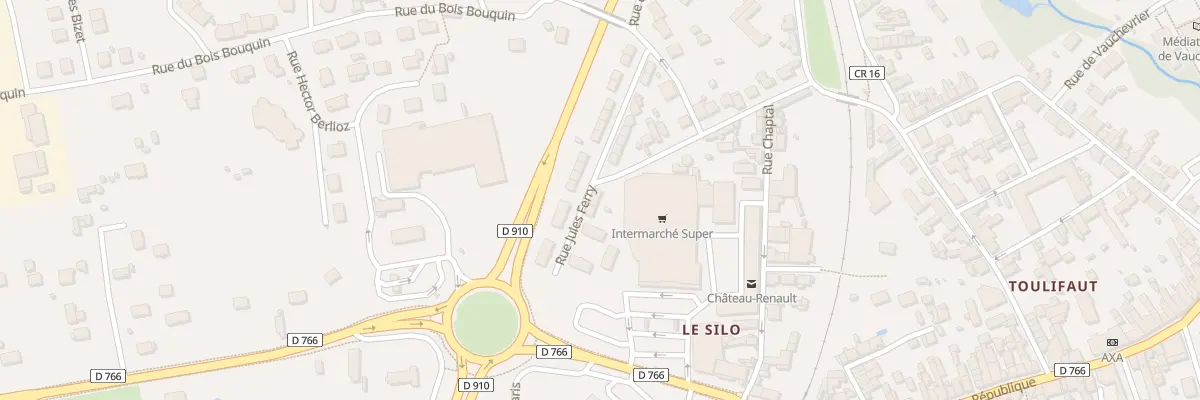 Plan du 14 Rue Jules Ferry à Château-Renault