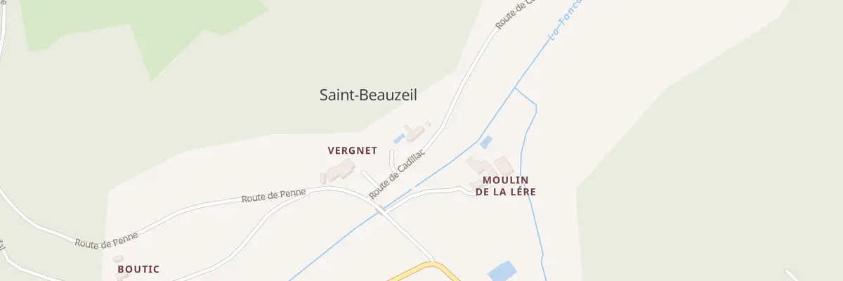 Plan du 5083 Vergnet à Saint-Beauzeil
