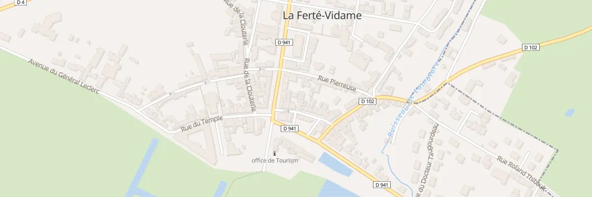 Plan du 3B Rue du Jeu de Paume à La Ferté-Vidame