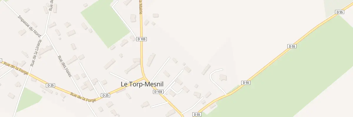 Plan du 134 Rue de la Mairie au Torp-Mesnil