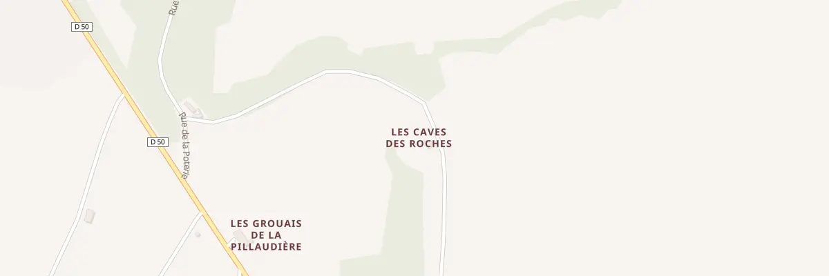 Plan du 1 Les Caves des Roches à La Celle-Guenand