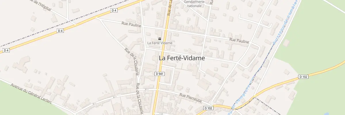 Plan du 28 Rue de Laborde à La Ferté-Vidame