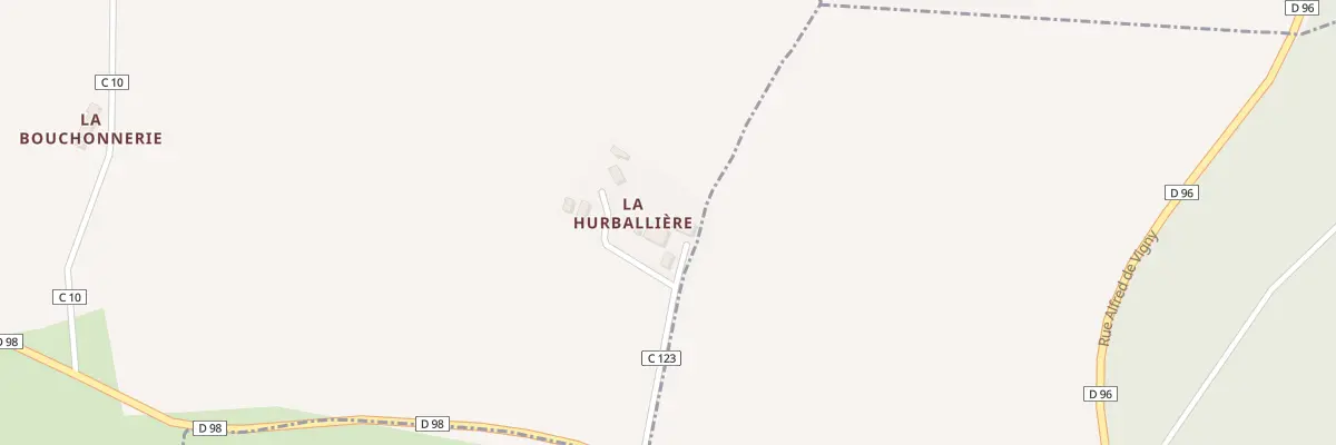 Plan du 157 La Hurballière à Ciran