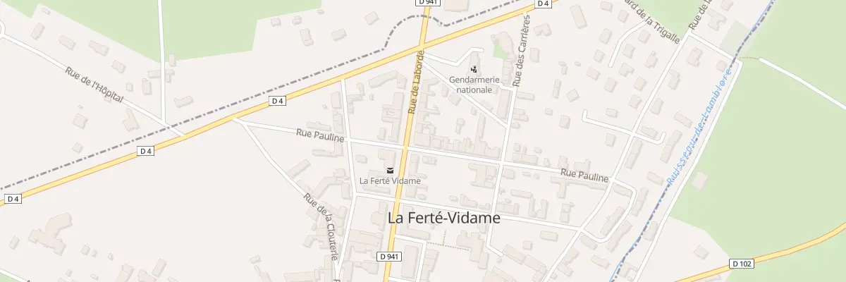 Plan du 36 Rue de Laborde à La Ferté-Vidame