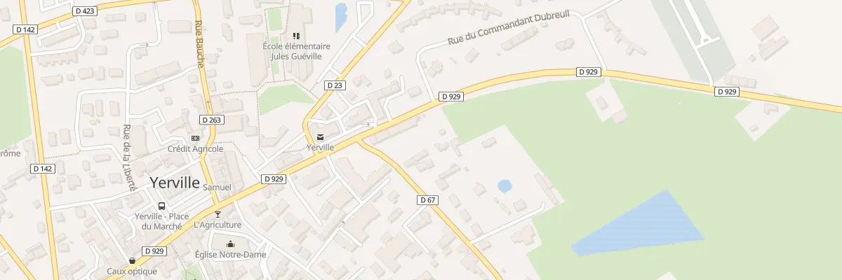 Plan du 38 Rte de Tôtes à Yerville