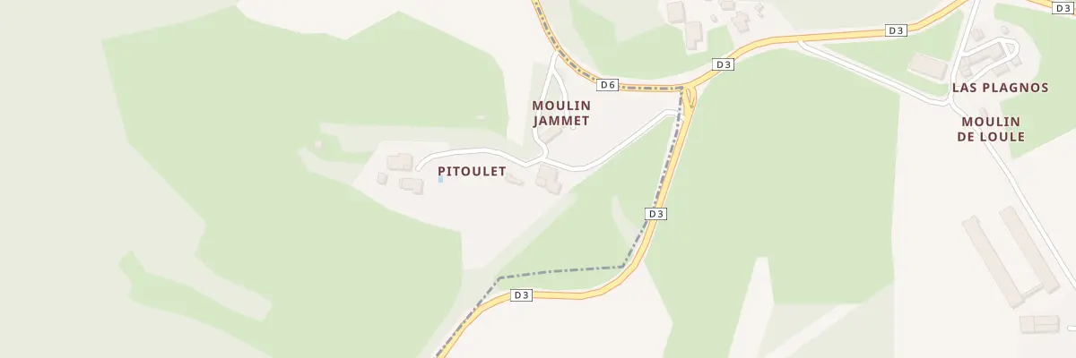 Plan du 111 Imp Pitoulet à Coueilles
