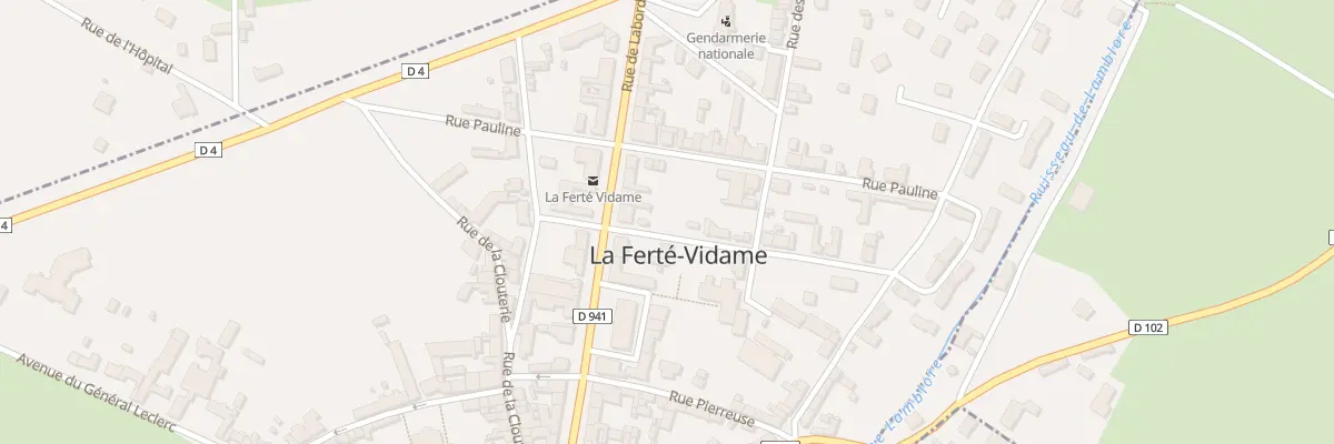 Plan du 30 Rue de Laborde à La Ferté-Vidame