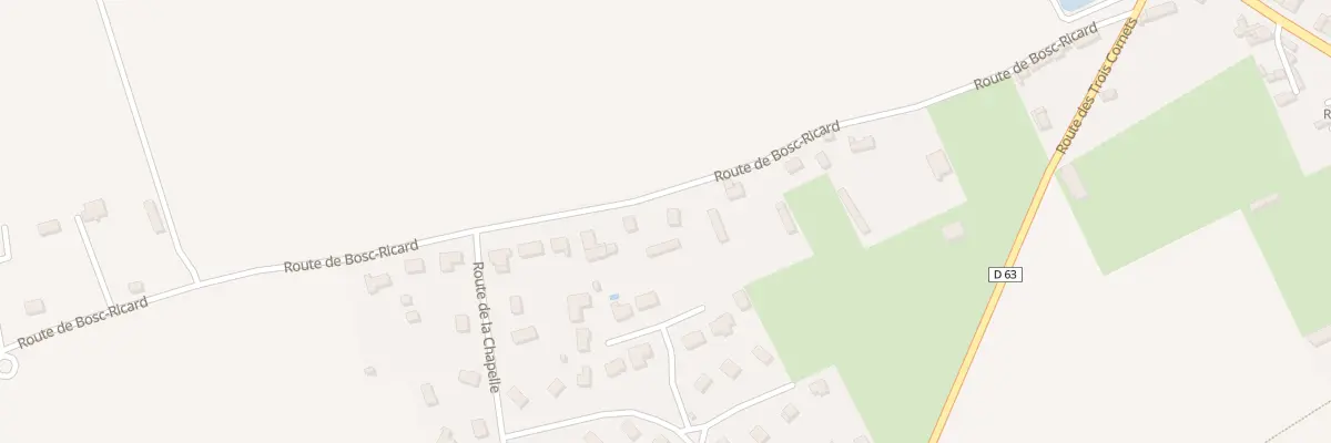 Plan du 335 Rte du Bosc Ricard à Bouville