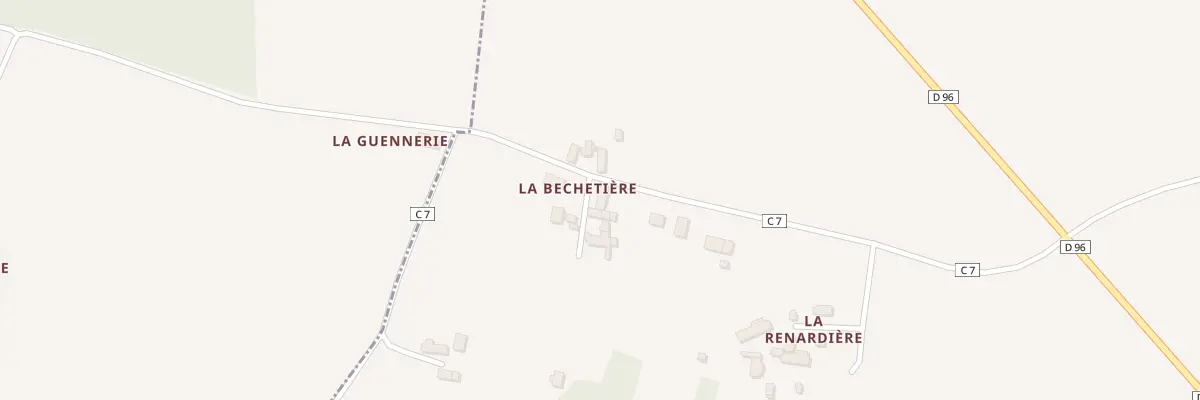 Plan du 11 La Bechetiere à Varennes