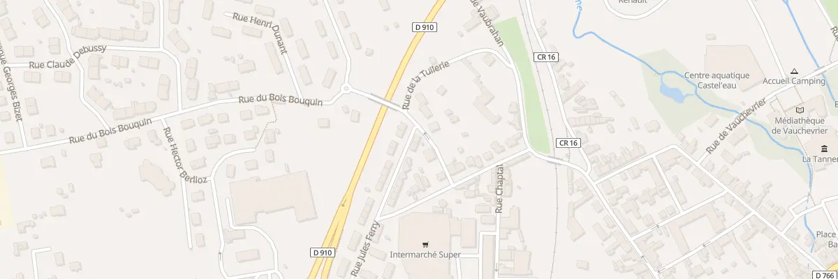 Plan du 2 Rue Jules Ferry à Château-Renault