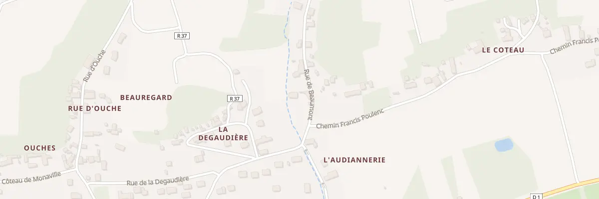 Plan du 215 Rue de Beaumont à Noizay