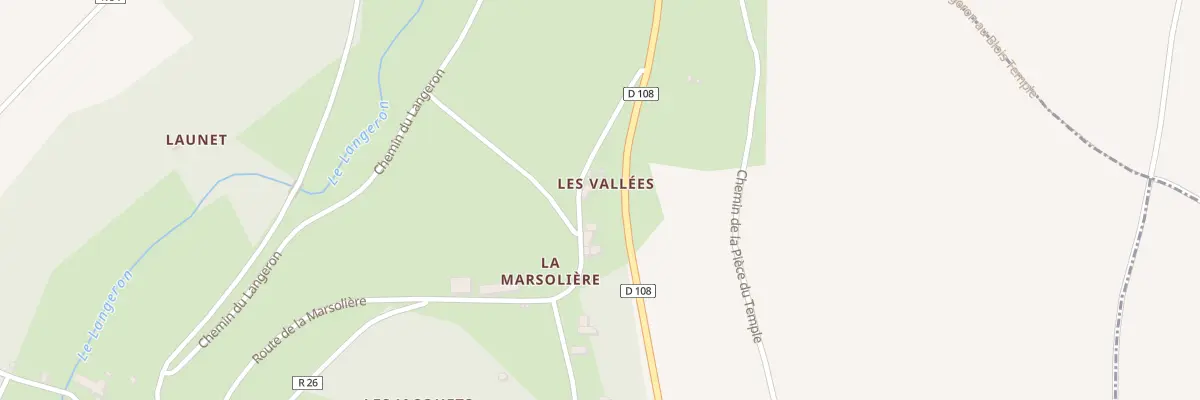 Plan du 37 Rte de la Marsolière à Lavardin