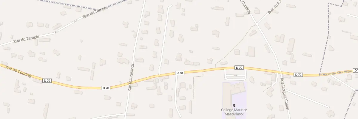 Plan du 495 Rue du Coudray à Gruchet-Saint-Siméon