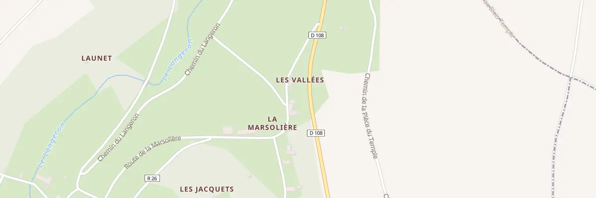 Plan du 36 Rte de la Marsolière à Lavardin