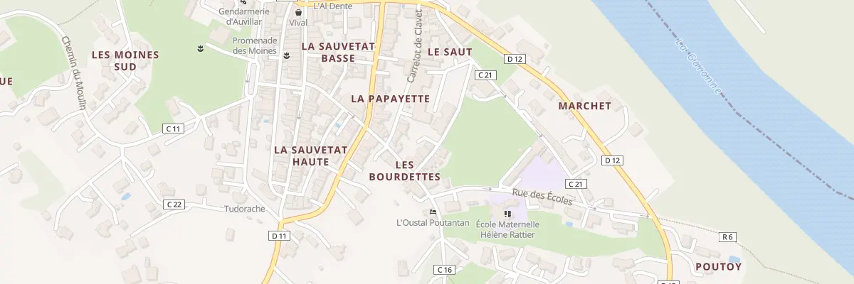 Plan du 2 Rue Carrelot de Saint Jean à Auvillar