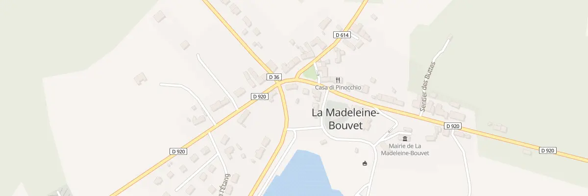 Plan du 2 Rue de l’Étang à La Madeleine-Bouvet