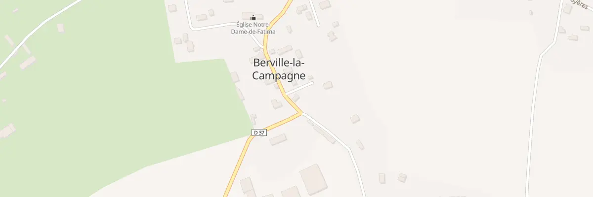 Plan du 11 Rue de l’Eglise à Berville-la-Campagne