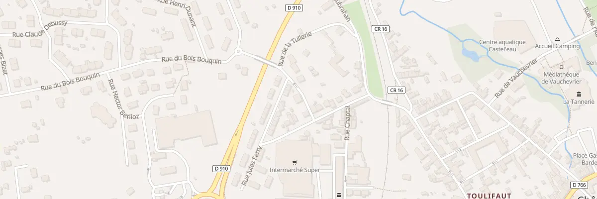 Plan du 3 Rue de la Grange à Château-Renault