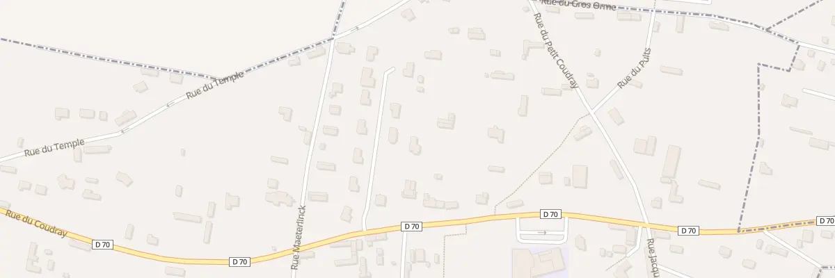 Plan du 493 Rue du Coudray à Gruchet-Saint-Siméon