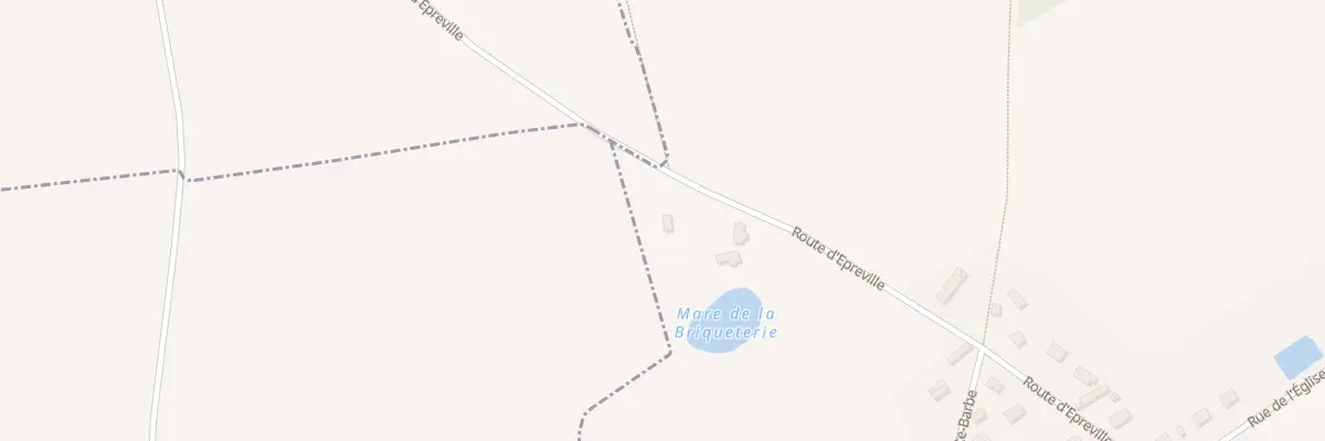 Plan du 13 Rte d’Epreville au Tremblay-Omonville