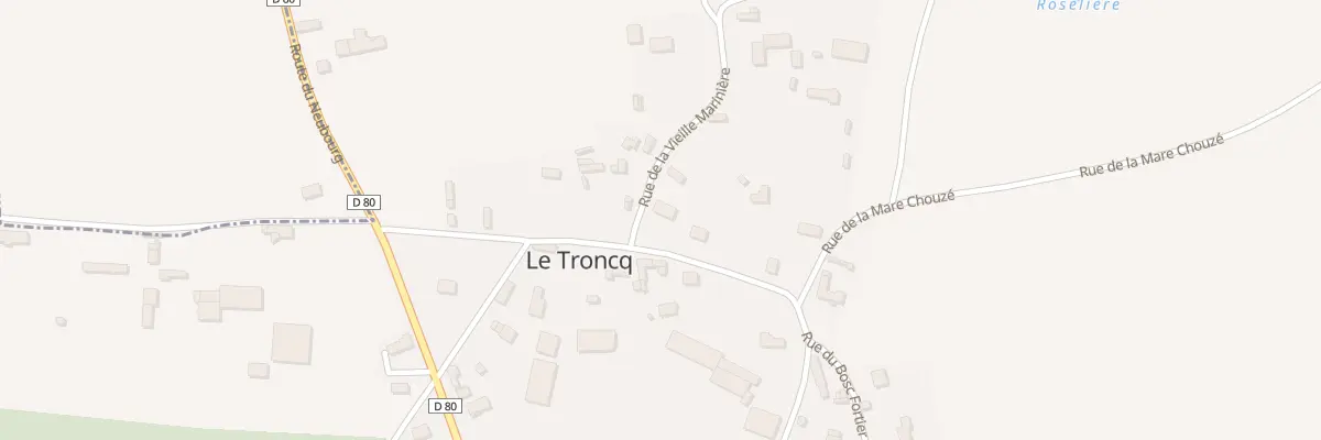 Plan du 5 Rue de la Vieille Mariniere au Troncq