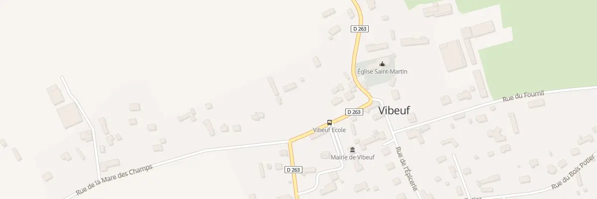 Plan du 86 Rue de la Mare des Champs à Vibeuf
